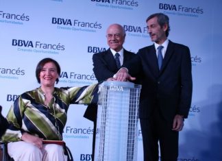 Inauguración de la torre corporativa de BBVA Francés