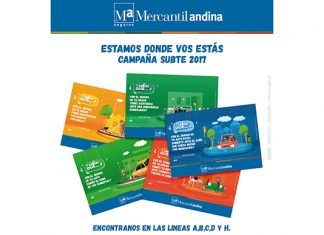 “Estamos donde vos estás”, la campaña publicitaria de Mercantil andina llega a los subtes