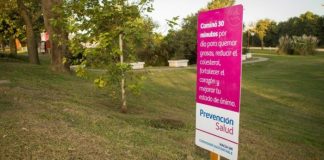 Inauguración del circuito saludable de Prevención Salud en Sunchales