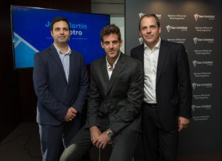 Juan Martín del Potro, embajador de la marca San Cristóbal Seguros