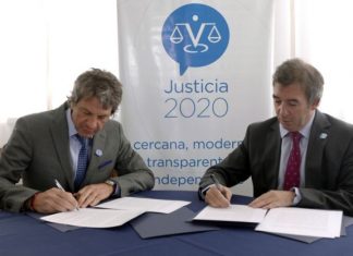 La Superintendencia y el Ministerio de Justicia firmaron un convenio de cooperación