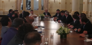 Funcionarios de la SRT se reunieron en la Casa Rosada