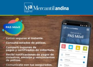 PAS móvil, nueva aplicación de Mercantil andina
