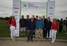 Asociart y Gabriel Batistuta, en el Celebrity Golf Invitational