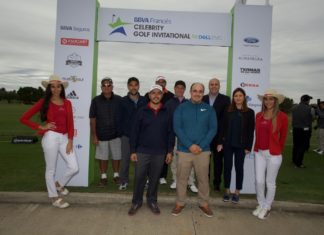 Asociart y Gabriel Batistuta, en el Celebrity Golf Invitational