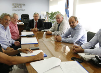 La SRT discute con gremios la Ley de Prevención de Riesgos Laborales