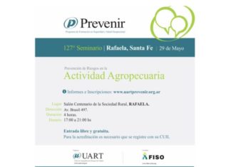 UART: seminario “La prevención de riesgos en la actividad agropecuaria” en Santa Fe