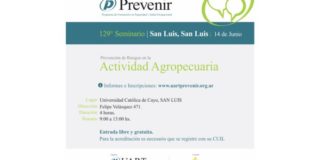 UART: seminario sobre prevención de riesgos en la actividad agropecuaria en San Luis