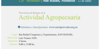 UART: seminario en Mendoza sobre prevención de riesgos en la actividad agropecuaria