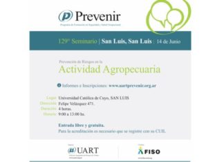 UART: seminario sobre prevención de riesgos en la actividad agropecuaria en San Luis