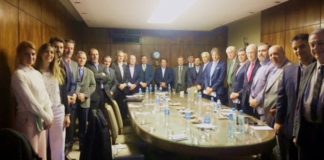 La AACS recibió la visita del superintendente Pazo