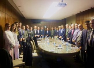 La AACS recibió la visita del superintendente Pazo