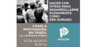 Charla motivacional en APASCBA