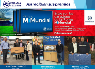 Paraná Seguros premió a los ganadores del concurso Mi Mundial