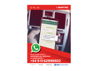 Nuevo canal de Mapfre Argentina para pedir auxilio mecánico