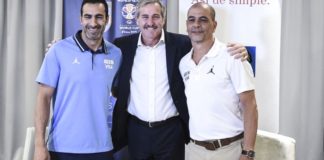 La Caja, junto a la selección argentina de básquet