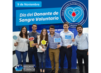 Campaña de donación de sangre entre los empleados de Seguros Rivadavia