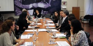 Grupo de DDHH y Empresas que preside Sancor Seguros junto a Secretaría nacional