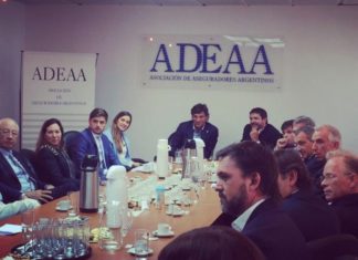 AdeAA recibió la visita del vicesuperintendente Guillermo Plate