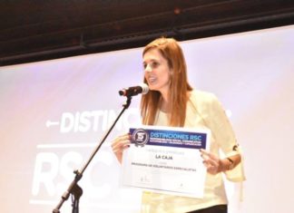 Reconocimiento para La Caja por su programa de voluntariado corporativo
