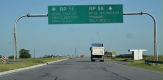 Relevamiento de CESVI Argentina de las rutas de la Costa Atlántica