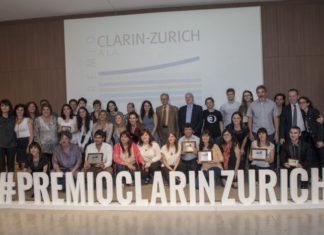 Ganadores del premio Clarín-Zurich a la Educación