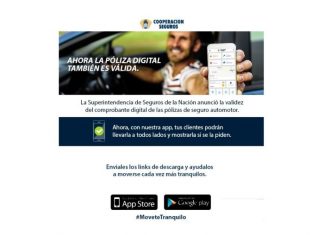 Movete Tranquilo, app de Cooperación Seguros para contar con la póliza on line