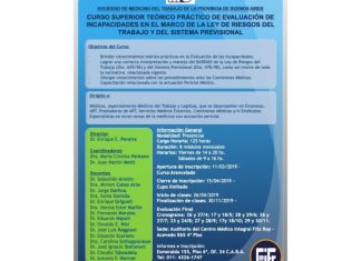 Curso superior de evaluación de discapacidades