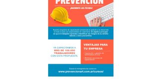 Prevención Riesgos del Trabajo lanza su programa de capacitación gratuito