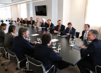 Líderes mundiales de la industria del seguro se reunieron con Mauricio Macri