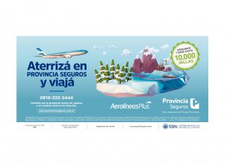Nueva campaña publicitaria de Provincia Seguros y Aerolíneas Argentinas