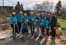 Trabajo conjunto de voluntarios de MetLife y Hábitat Argentina para la Humanidad
