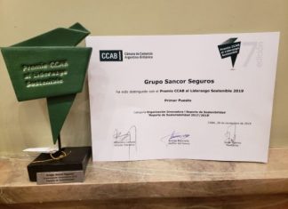 Reconocimiento para el Reporte de Sustentabilidad del Grupo Sancor Seguros
