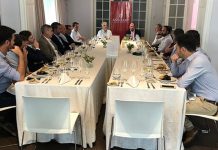 Almuerzo de Asociart con sus clientes