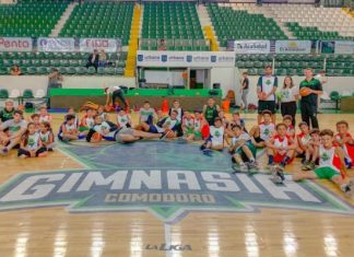 La Caja se hizo presente en un campus de básquet en Comodoro Rivadavia