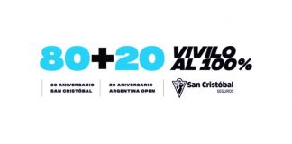 San Cristóbal Seguros, sponsor platino de la vigésima edición del Argentina Open