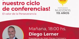 Segunda conferencia de La Perseverancia: mañana, Diego Lerner segunda conferencia aniversario perseverancia seguros diego lerner walt disney