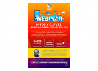 PROF invita al webinar “Mitos y claves sobre la digitalización del PAS” prof webinar mitos claves digitalizacion pas