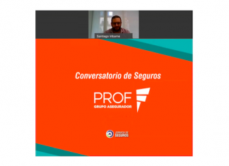 Santiago Iribarne, en el Conversatorio de Seguros santiago iribarne prof conversatorio seguros