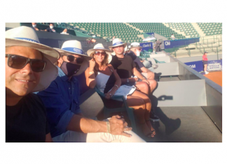 Productores y socios de Experta Seguros, en el Argentina Tenis Open experta seguros argentina open tenis