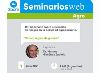 Prevenir: seminario sobre riesgos en la actividad agropecuaria uart prevenir seminario riesgos actividad agropecuaria julio 2021