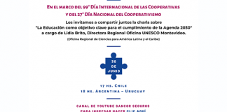 Cooperativismo: charla del Grupo Sancor Seguros y la UNESCO grupo sancor seguros unesco montevidio cooperativismo