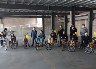 RUS y Marcos Ligato donaron bicicletas adaptadas rus ligato bicicletas adaptadas fundación jean maggi