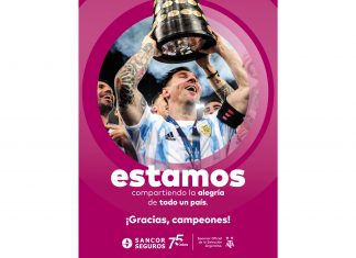 Sancor Seguros, orgulloso sponsor oficial del campeón de América sancor seguros sponsor oficial argentina campeón américa