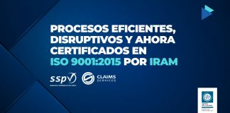 SSPV fue certificada en ISO 9001:2015 por IRAM sspv certificación iso 9001:2015 iram
