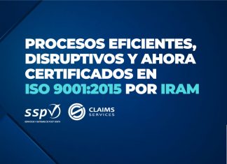 SSPV fue certificada en ISO 9001:2015 por IRAM sspv certificación iso 9001:2015 iram