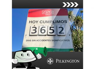 Pilkington celebró diez años sin accidentes significativos pilkington aniversario sin accidentes significativos