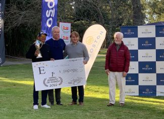 Entregaron la Copa Boston en el Abierto Roberto de Vicenzo 2022 copa boston seguros abierto roberto de vicenzo 2022
