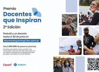 Segunda edición de Docentes que Inspiran, un premio impulsado por Clarín y Zurich docentes inspiran segunda edición premio clarín zurich