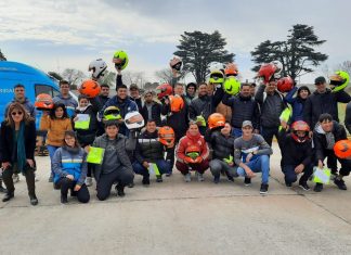 La ANSV capacitó y entregó 100 cascos a trabajadores de reparto de Moreno ansv-cascos-moreno